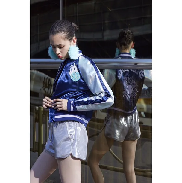 The Kiko Mizuhara x Opening Ceremony Is The Shiny, Neon Collection