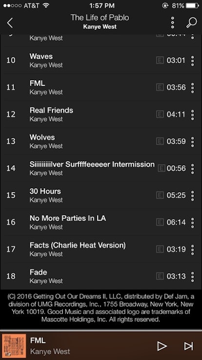 Are The Life Of Pablo Lyrics Changing Kanye West S Album Is Still A Work In Progress