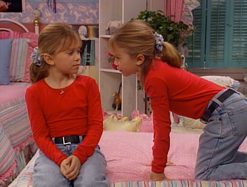 the twins in full house