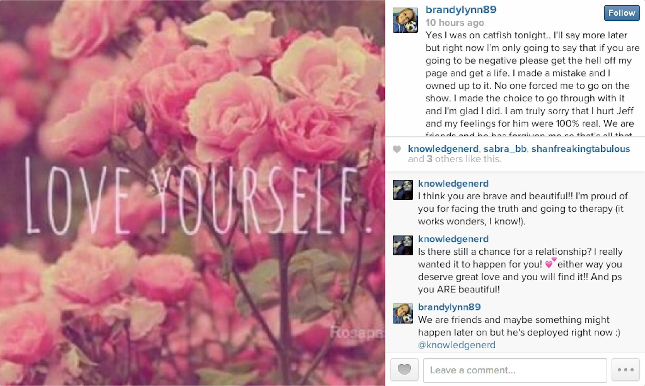 ‘Catfish’s Jeff & Brandy (AKA Megan) Aren't A Real Couple Yet, But They