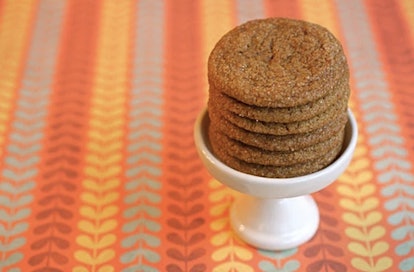 These ginger molasses cookies from A Farmgirl's Dabbles go great with coffee or tea.