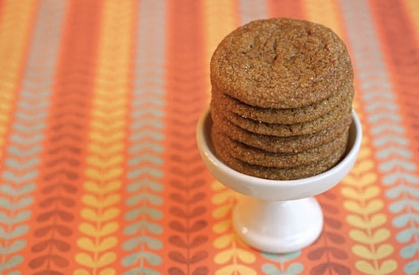 These ginger molasses cookies from A Farmgirl's Dabbles go great with coffee or tea.