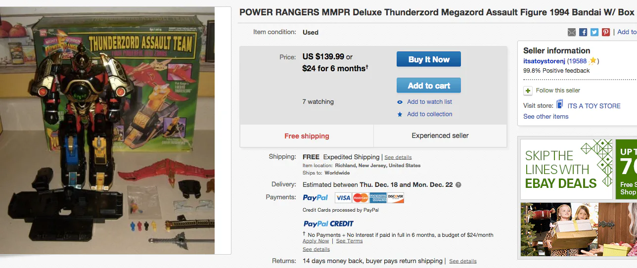 How Much Are Old Power Rangers Toys Worth? They Were The Most Popular ...