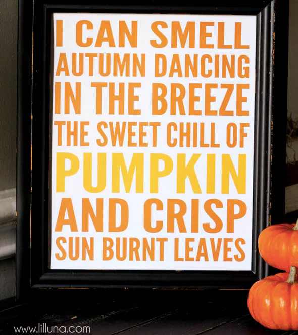 22 Free Fall Printables For Your Home That Perfectly Show Off The ...