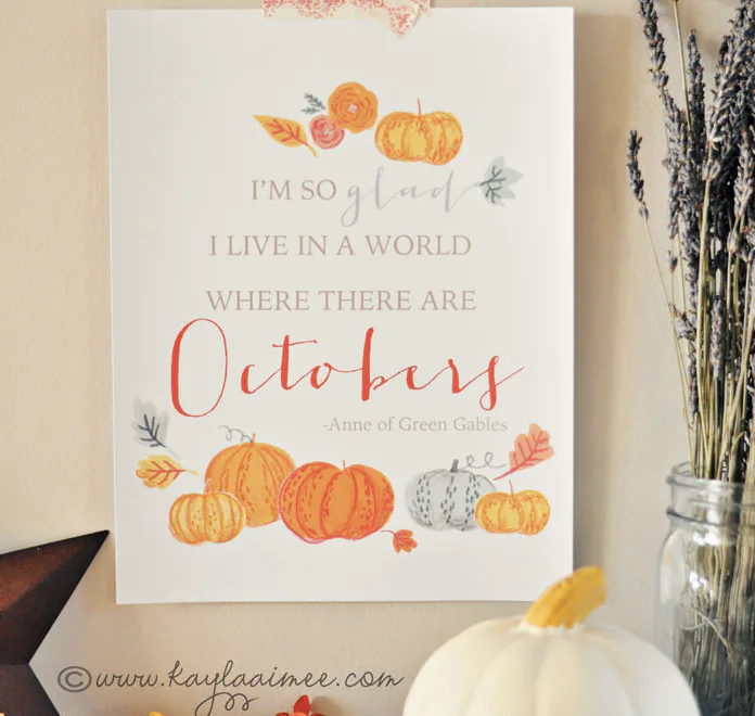 22 Free Fall Printables For Your Home That Perfectly Show Off The ...