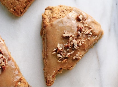 Cookie and Kate's vegan banana nut scones are ideal for easy baking.