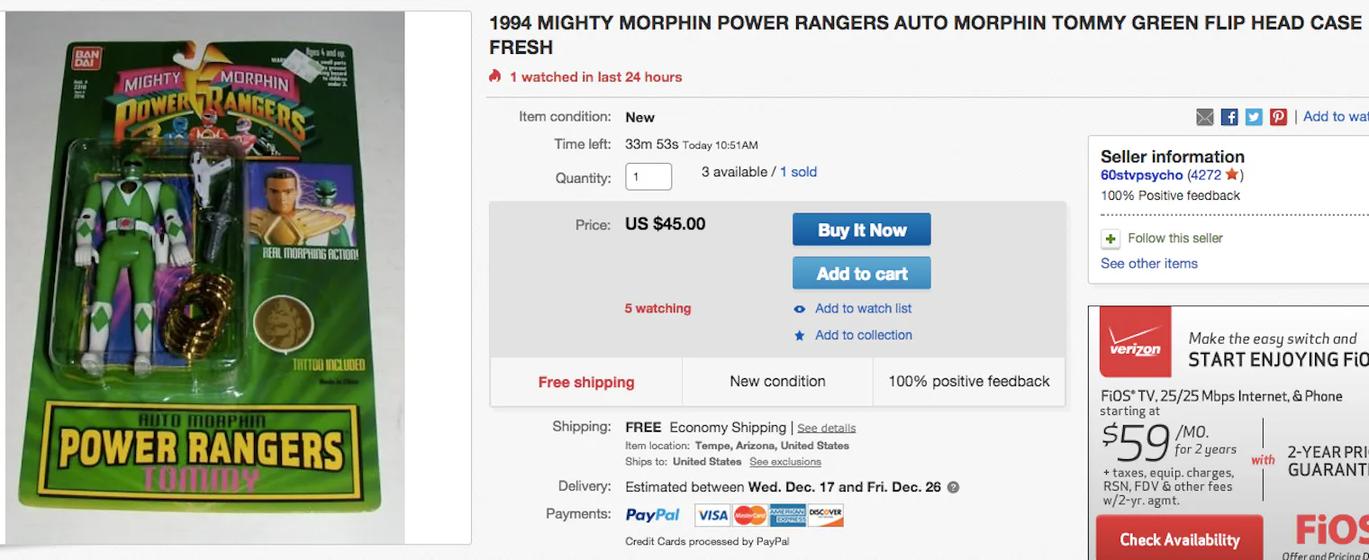 How Much Are Old Power Rangers Toys Worth? They Were The Most Popular ...