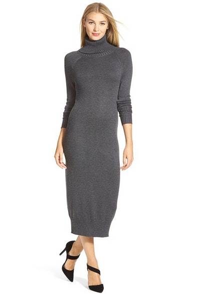 long ankle length sweater dresses