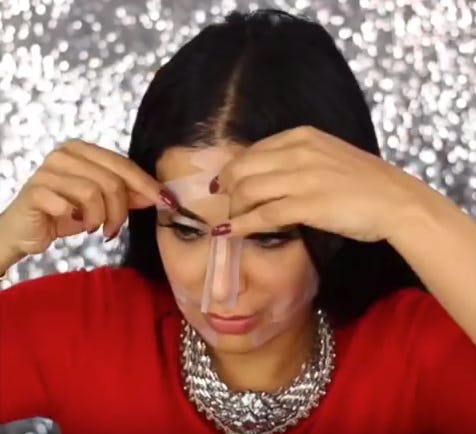 How To Tape Contour Your Face In Just 3 Simple Steps — VIDEO
