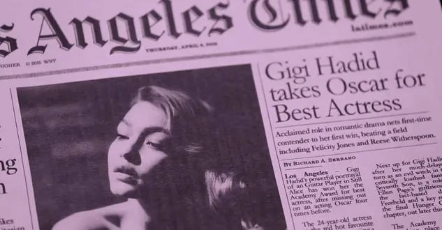 Gigi Hadid Makes Acting Debut In Short Film For 'V' Magazine, Proving ...
