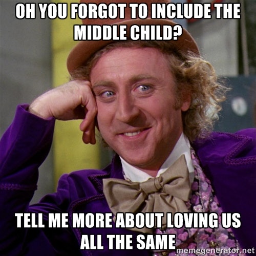national middle child day meme
