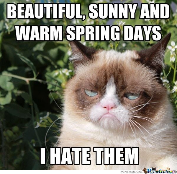 15 Funny Spring Memes To Get You Through These Chilly "Spring" Days