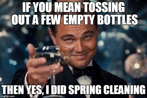 spring cleaning memes