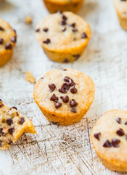 Averie Cooks' chocolate chip mini muffins are delicious and only take 15 minutes.