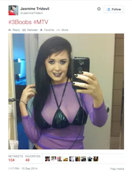 Jasmine Tridevil Gets Third Boob Implant to Achieve MTV Fame and Make