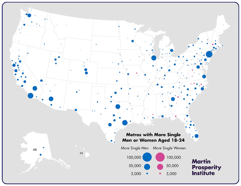 In Which Cities Do Single Men Outnumber Single Women? Here's Where To ...