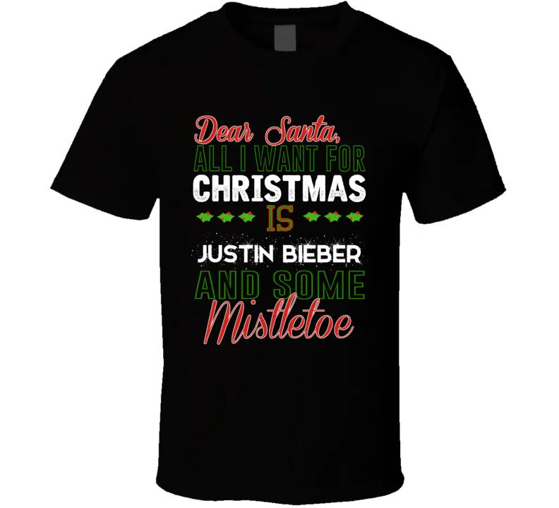 Justin bieber christmas sweater