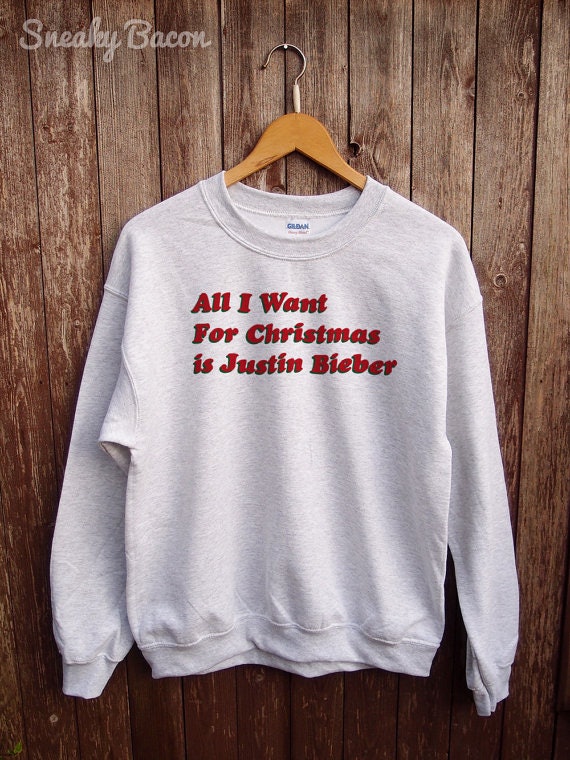 Justin bieber outlet ugly christmas sweater