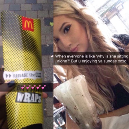 This Woman Took Herself On A Date On Snapchat After Being Stood Up But There S More To The Story It S Incredibly Important