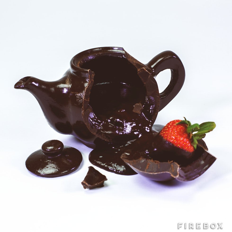This Chocolate Teapot Melts As You Serve Your Drink To Infuse Chocolate