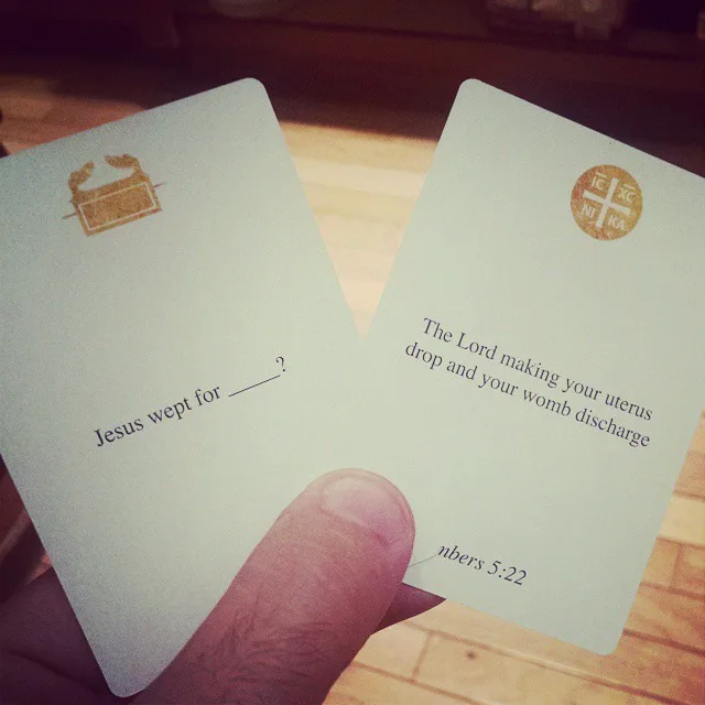 This Cards Against Humanity Game For Good Christians Is Funnier Than 