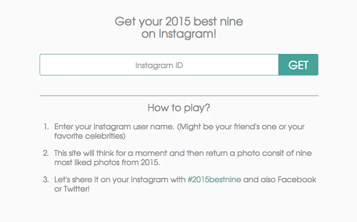 How To Make A 'Best Nine' On Instagram So You Can Sum Up Your 2015 In Style