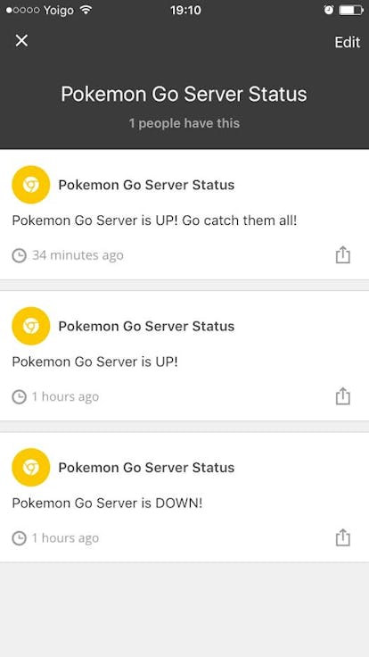 Pokemon Go Servers Are Down This Status App Will Tell You When We Re Back Online Pokemon Go Servers Are Down This Status App Will Tell You When We Re Back Online