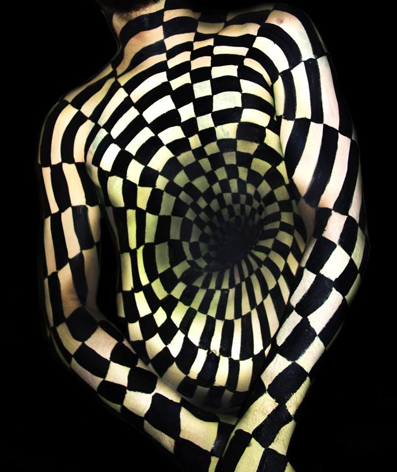 Natalie Fletcher's Body Paintings Bring Optical Illusions To The Human