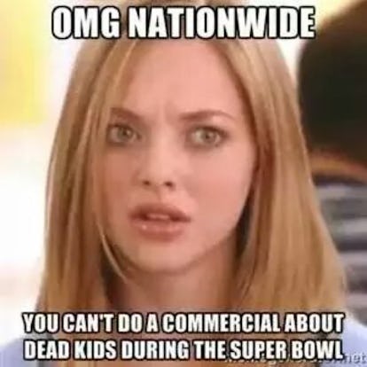 Nationwide S Dead Kid Super Bowl Ad Memes Were Inevitable Are Still Hilarious Nationwide S Dead Kid Super Bowl Ad Memes Were Inevitable Are Still Hilarious