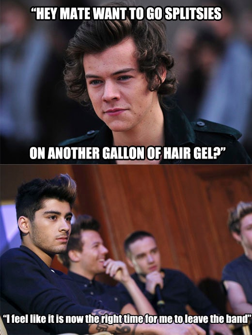 Téléchargement gratuit Images Zayn Malik Memes To Make You Feel Better About His Decision To Go le plus cool salutations