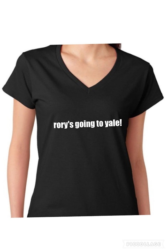 rory is going to yale shirt