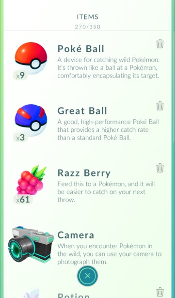 Berrys and more! Pokemon Go Great Balls Item FarmRefill BagPokeballs 