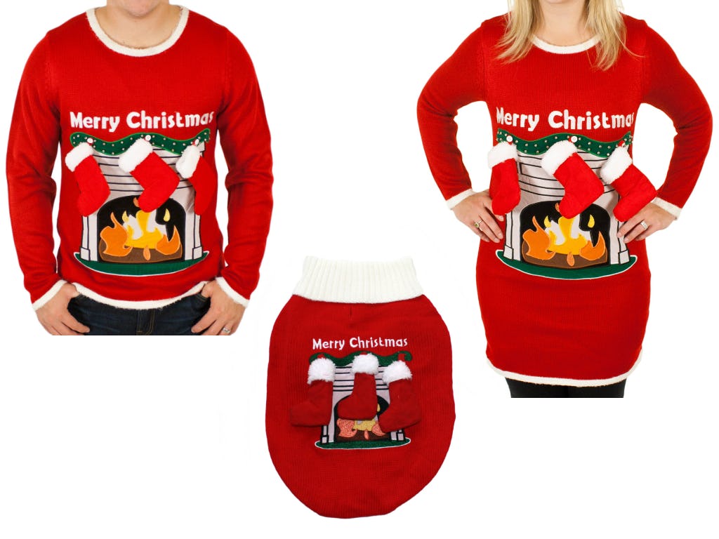 Ugly Christmas Sweaters For You and Your Dog to Match, Because You Know