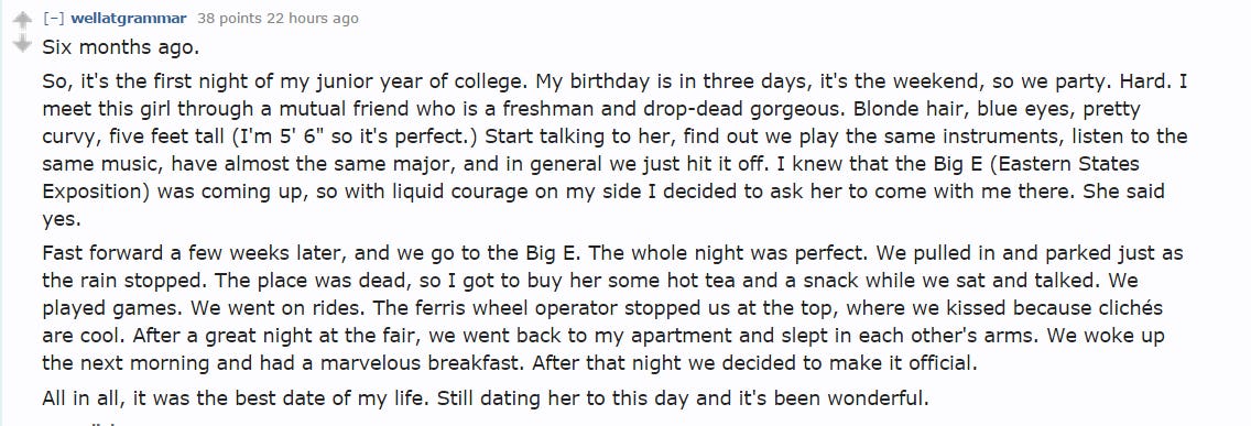 What Was Your Best Date Ever? 10 Redditors Describe Their Most Memorable Romantic Events, So
