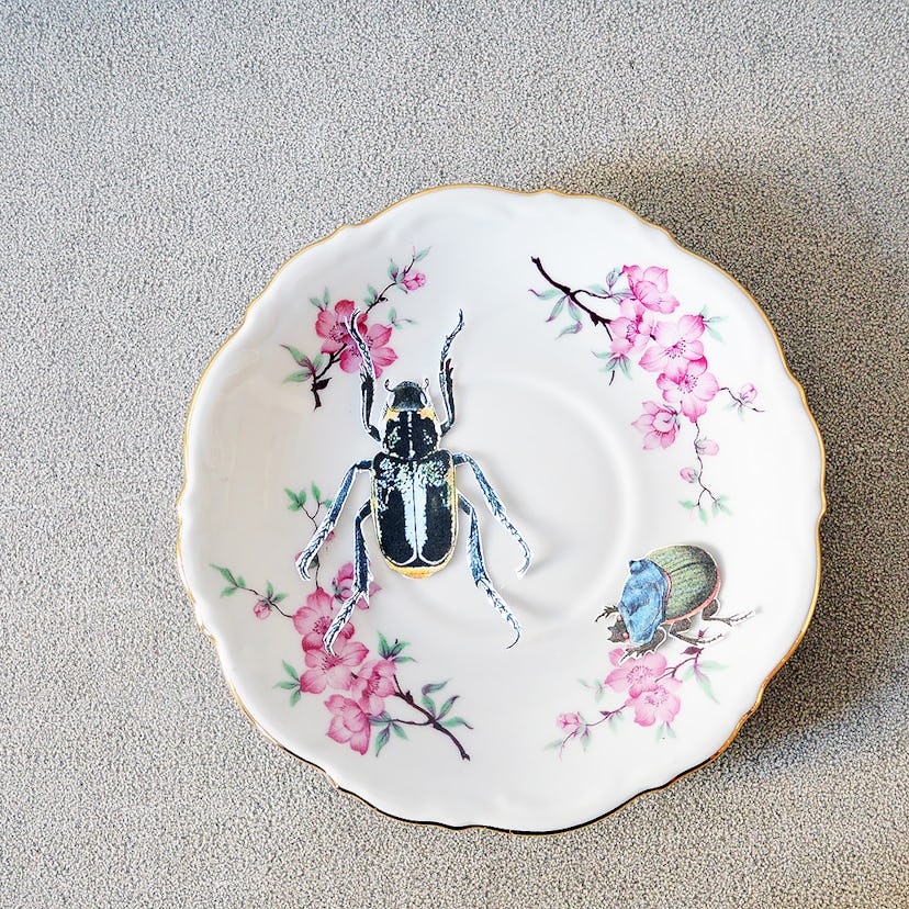 A Vintage Plate DIY Upcycle Project That Is Too Simple To Mess Up