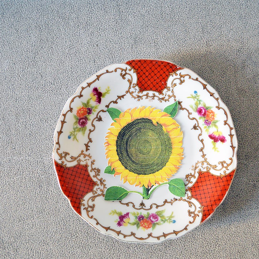 A Vintage Plate DIY Upcycle Project That Is Too Simple To Mess Up