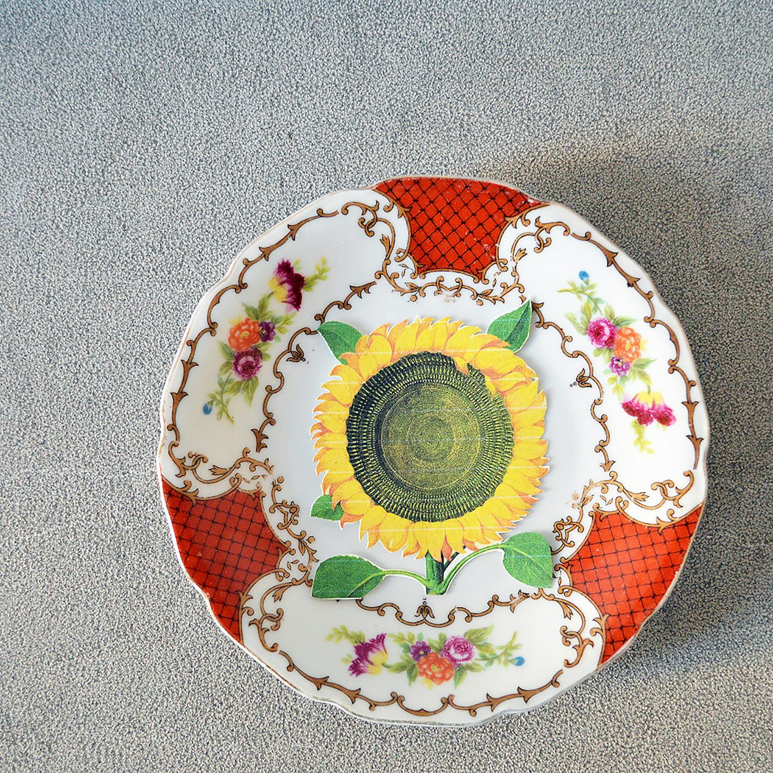 A Vintage Plate DIY Upcycle Project That Is Too Simple To Mess Up