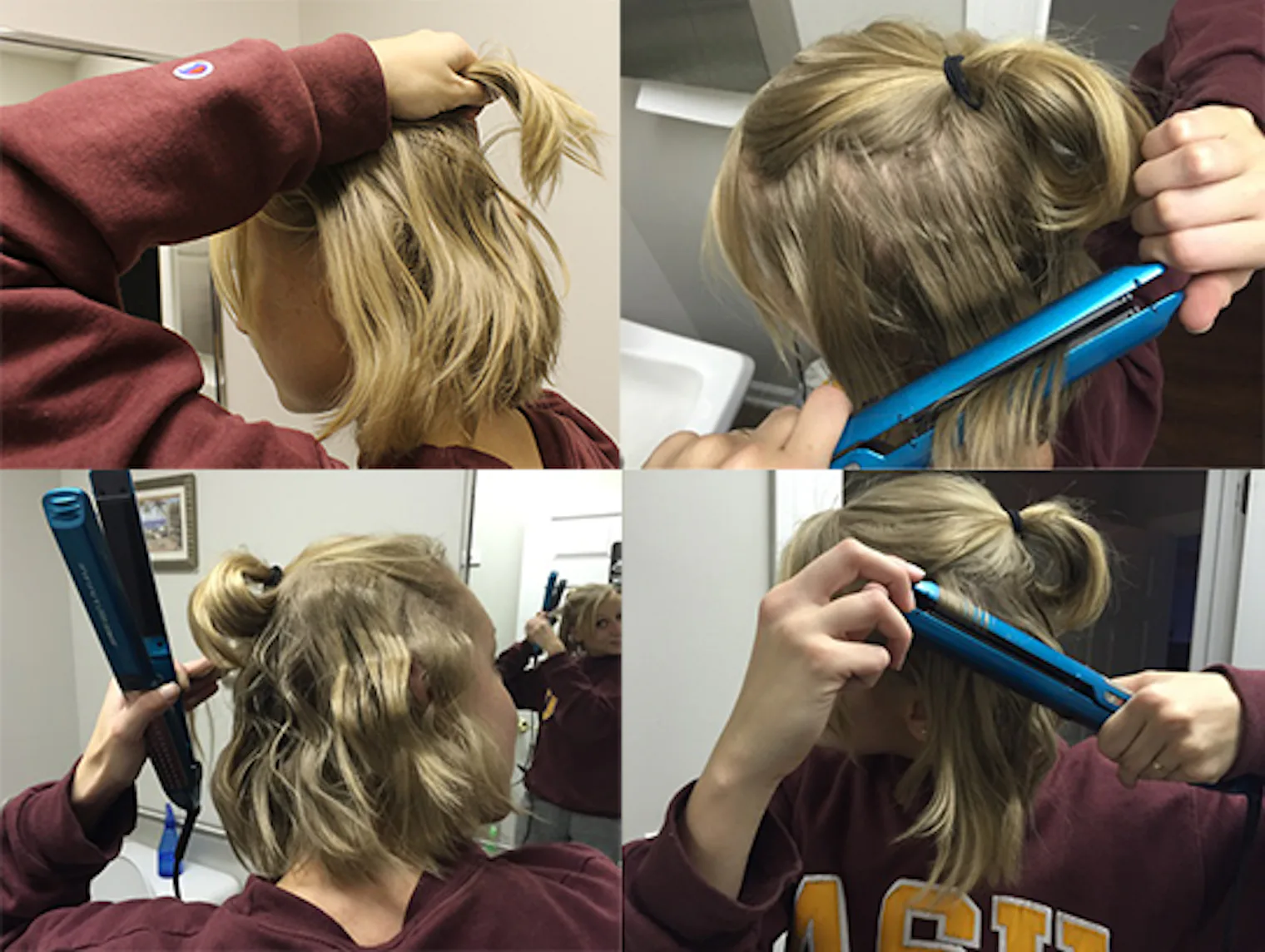 How To Curl Short Fine Straight Hair With A Method That Won t Fall Flat How To Curl Short Fine Straight Hair With A Method That Won t Fall Flat