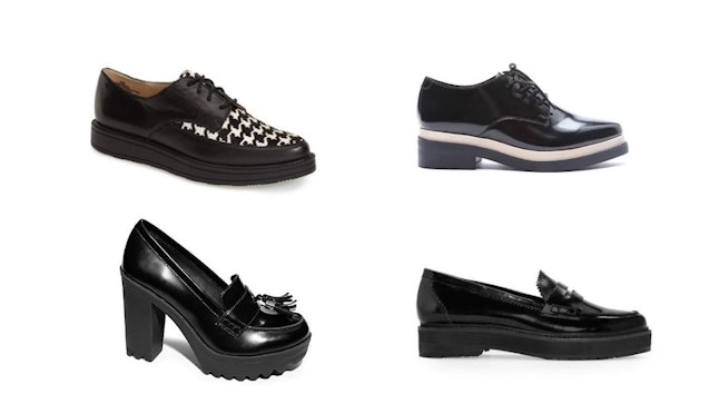 How To Wear Platform Oxfords Loafers Because The 90s Are Back
