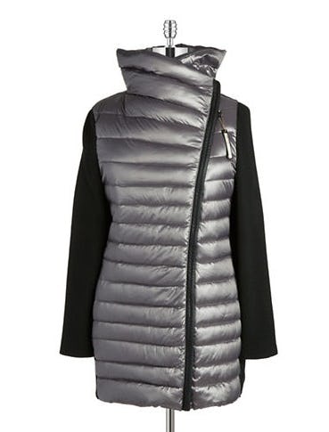 plus size peplum winter coat