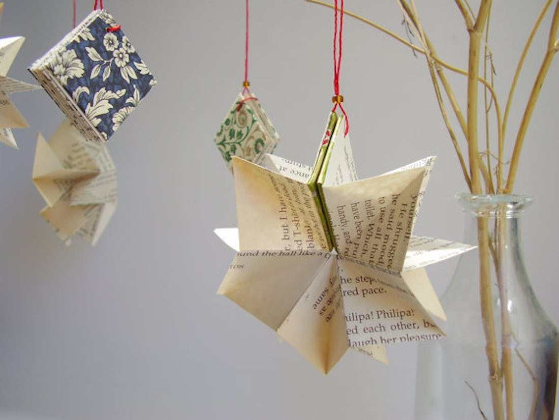 17 Bookish Ornaments For Your Christmas Tree