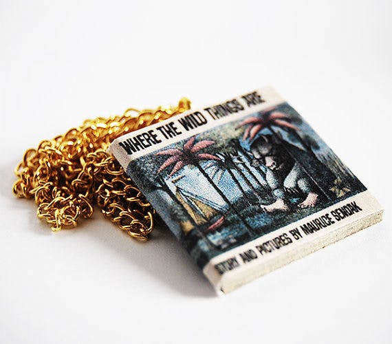 These Adorable Book Necklaces Let You Wear Your Library Around Your