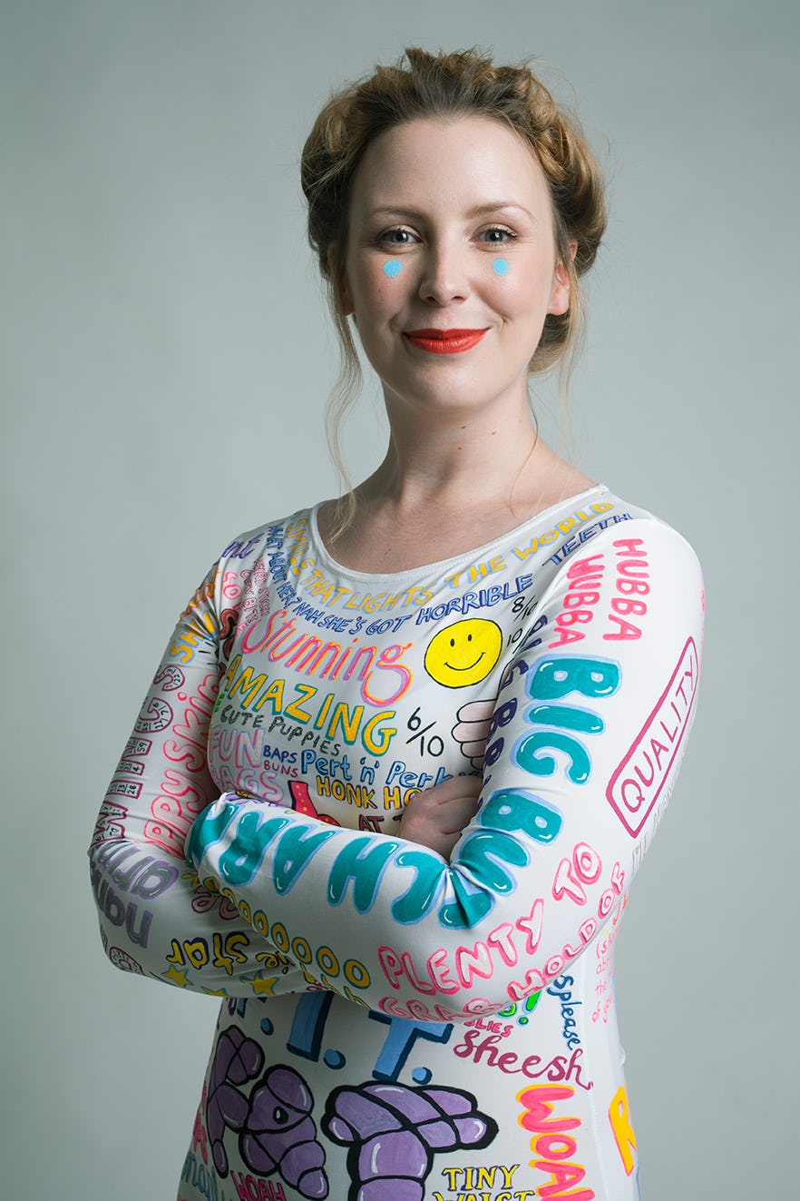 This Dress By Designer Jojo Oldham Covered With Comments People Have