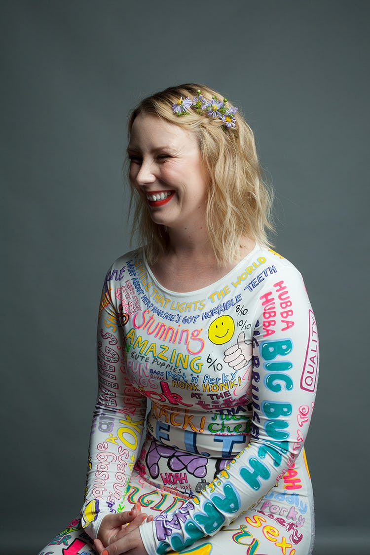 This Dress By Designer Jojo Oldham Covered With Comments People Have