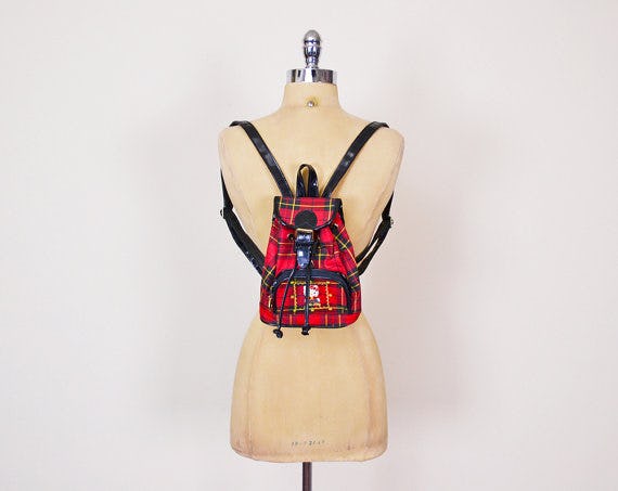 90s mini backpack purse