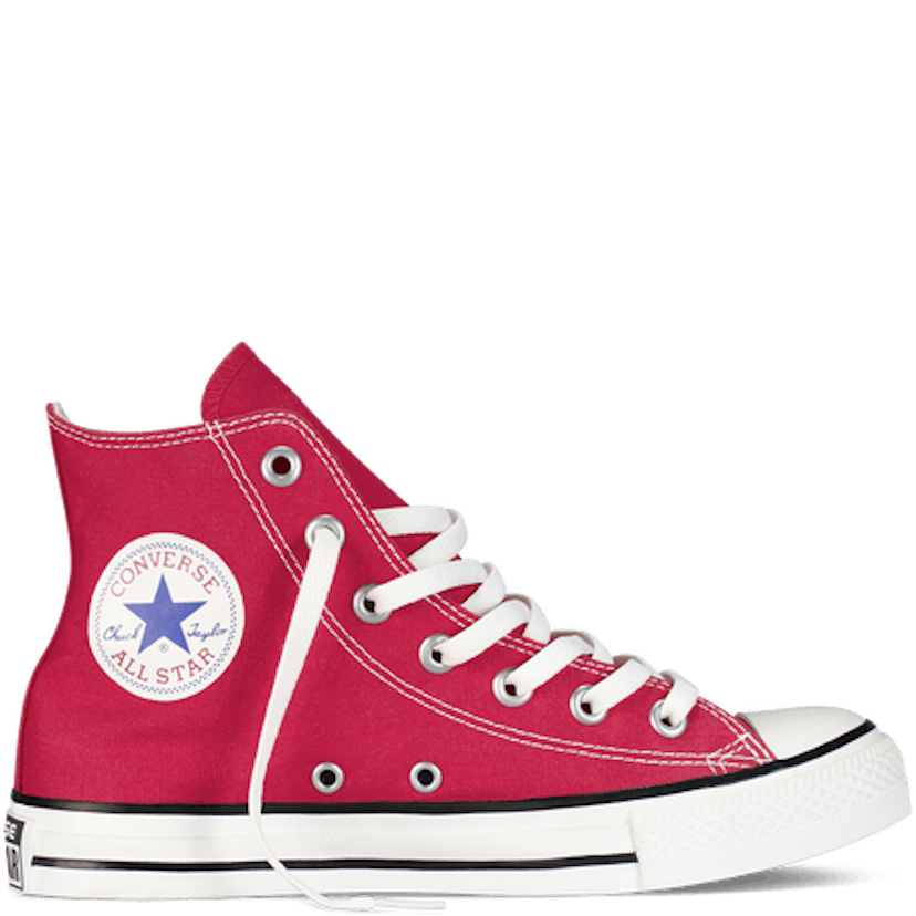 Red converse transparent hotsell