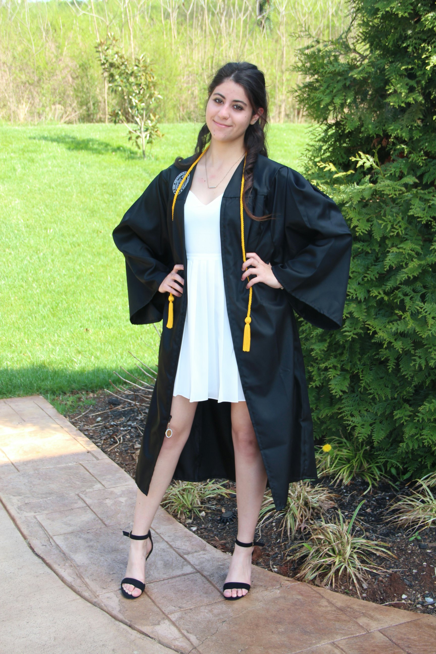 graduation dress gown