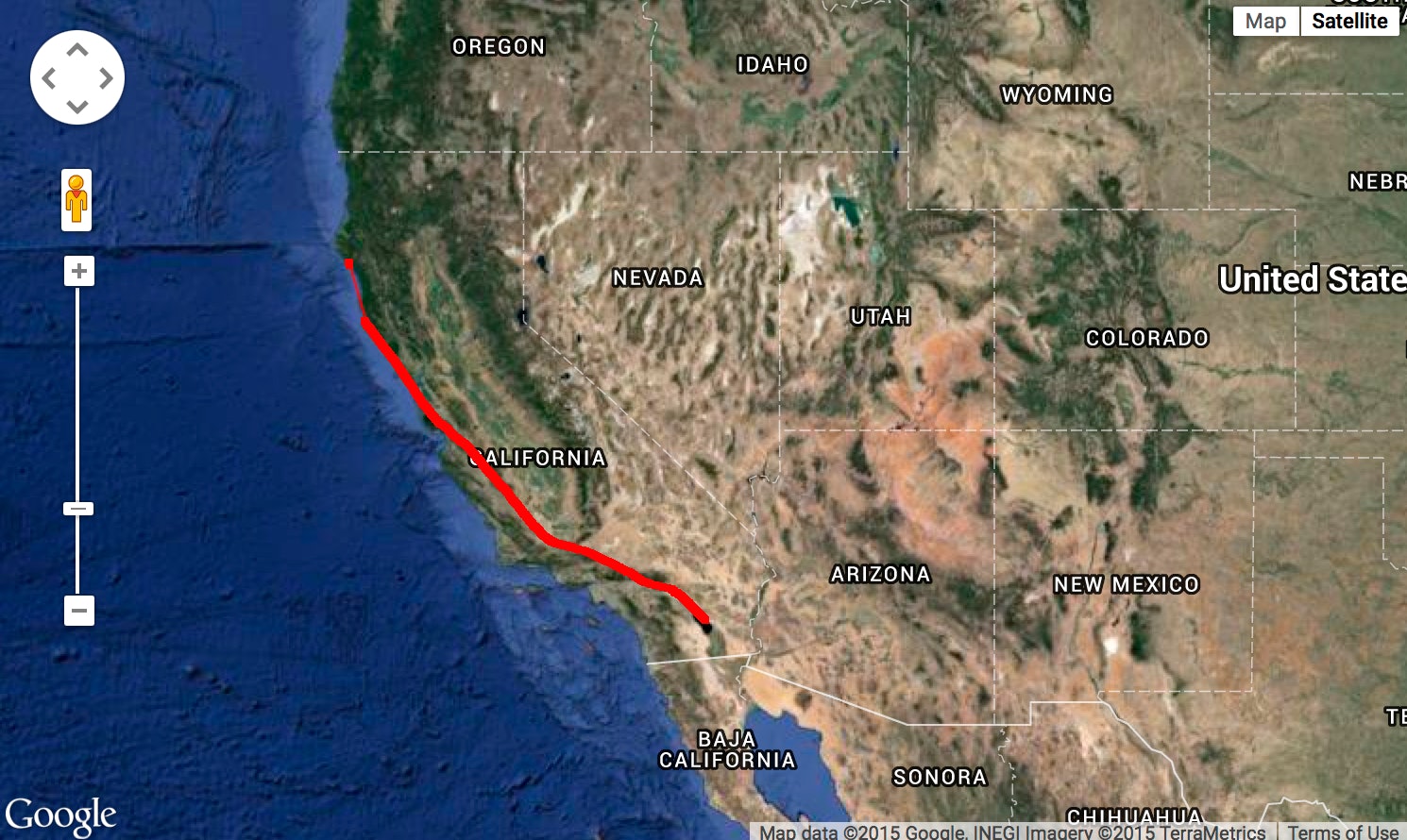 Photos Of The San Andreas Fault Show What The Geological Phenomenon   9a99f870 E168 0132 Cee4 0e01949ad350 