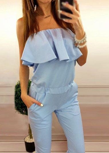 rotita denim jumpsuit