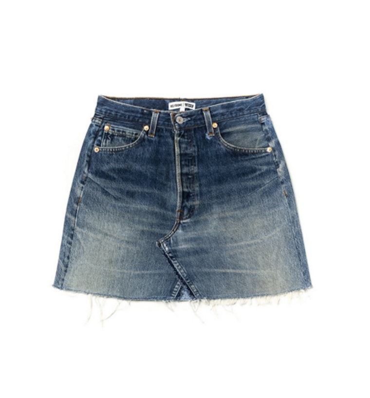 Is The Denim Skirt Back? Re/Done & Levi’s Are Making A Case For The ...